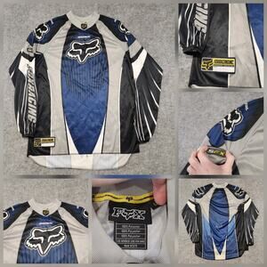 VTG Fox Racing Mens L Large Extreme Motocross Jersey Riding BMX 90s 00s